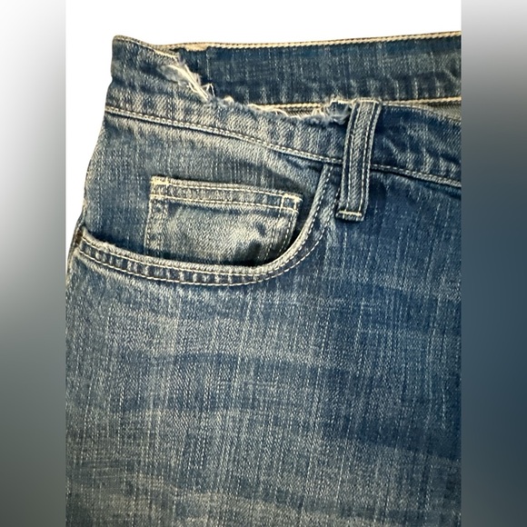 Current/Elliott Blue Distressed Boyfriend Jeans - Picture 11 of 16